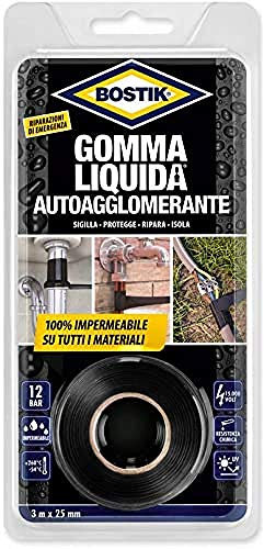 Bostik Gomma Liquida Nastro Autoagglomerante 3mt*25mm