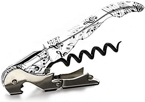 PULLTAP'S GENUINE Music 500 | Sacacorchos de camarero para uso profesional con diseño musical - Fabricado en España - Incluye doble palanca articulada, navaja cortacápsulas y abrebotellas