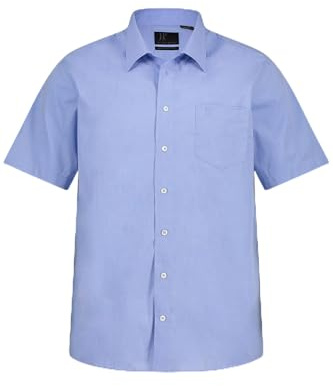 JP 1880 Camisa, de Negocios, Media Manga, Cuello clásico, Comfort Fit 705178