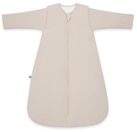 emma & noah Baby Schlafsack 3.5 TOG, Strampelsack für den Winter, in vielen Farben, Bio-Baumwolle, Oeko-TEX Zertifiziert, Abnehmbare Ärmel, Schlafsack für Neugeborene (Essential Beige, 110 cm)