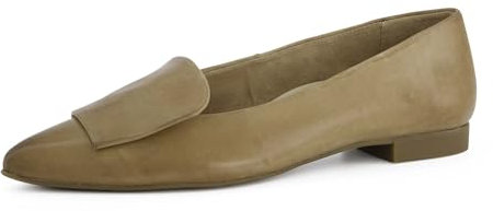 Paul Green Damen, Frauen Klassische Ballerinas,Ballerina-Schuhe,Ballett-Schuhe,Ballet-Flats,Ausgehschuhe,Abendschuhe,Mittelbraun (JA),38 EU / 5 UK