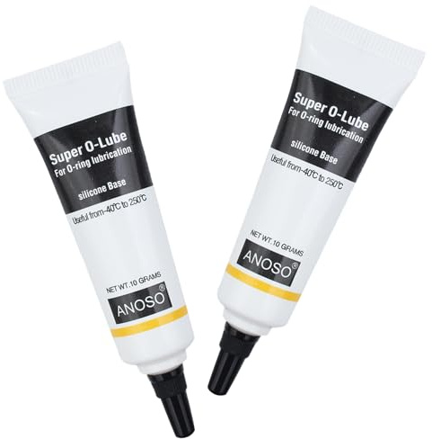 Silikonfett für Kaffeevollautomaten 2 Tuben à 10 g,Silicone Grease,Silikonfett,für Brühgruppe Dichtung O-Ringe Kaffeemaschine Trinkwasserarmaturen