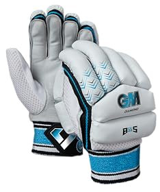 Gunn & Moore GM | Cricket Batting Gloves | Ben Stokes Diamond | Split Leather Palm | Junior Right Handed | 1 Pair | Approx 325 g per Pair