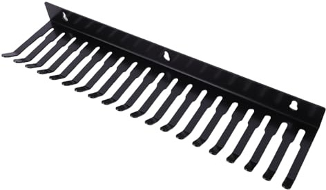 OEBUAFI Support de Câble, Support de Câble Mural en Acier au Carbone Robuste avec Fentes de 5,5 Mm et 9, Mm pour Câbles de Guitare D'ordinateur de Musique de Studio D'entrepôt de Bureau