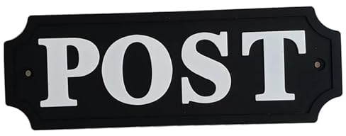 POST Sign Room Decorative Plaques Wall Labels Letterboxes Plaques Name Badge Home Decoration Name Wall Labels for Mailbox