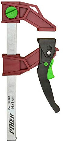 PIHER Leichter Knebel aus Nylon und Glasfaser, Rot