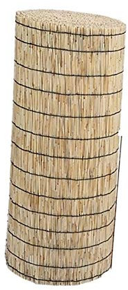 MikusangT Recinzione a lamelle, Tende Canna Naturali, Tapparelle Avvolgibili, Retro Sunshade per Giardino, Patio, Galleria, Cortina di Erba, Recinzioni Decorative, Paravento in Lamella per Giardino