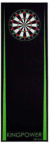 Kingpower Dart Darts Teppich Dartteppich Dartmatte 237x80 cm Steeldart Dartpfeile Dartboard Zubehör Abwurflinie Schutz Gummi Dartscheibe Verschiedene Designs, Design:Design 1