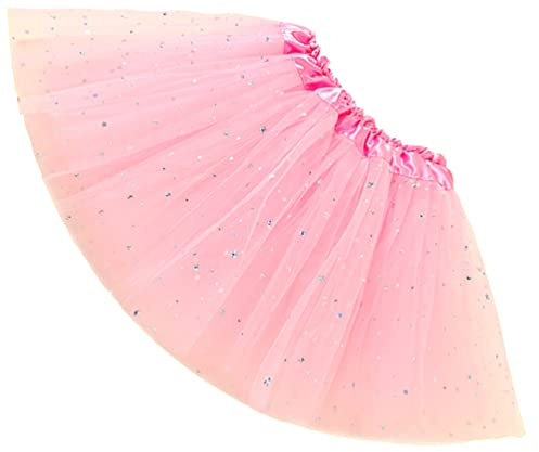 Ugitopi Filles Sparkle Tutu Princesse Ballet Danse par Couches Tulle Tutu Jupes, Enfant