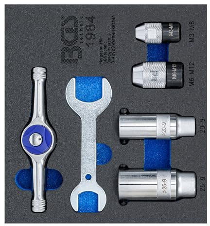 BGS Werkstattwageneinlage 1/6: Spannwerkzeug für Gewindeschneider 1984-2