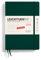 LEUCHTTURM1917 370597 Tageskalender 2025, Medium A5 Hardcover - 12-Monats-Planer und Notizbuch, 80 g, liniert - Forest Green