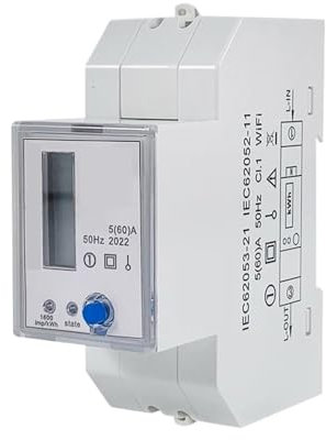 WESLNN Contatore di Energia Wi-Fi Wireless for Casa Intelligente Contatore di Kwh Intelligente Wi-Fi Contatore di Kilowatt Wifine Monitoraggio del consumo energetico