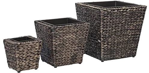 Generisch Kangmusi 45572 Lot de 3 pots de fleurs en jacinthe d'eau