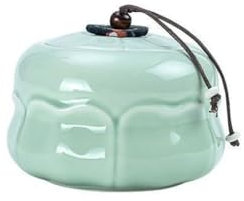 LIQONWAG Latas de Té, Latas de Cerámica Selladas, Latas de Té para el Hogar, Caja para Pasteles de Té, Latas Selladas, Latas Selladas para el Salón de Té, Botes de Té