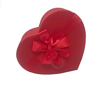 CUORE, confezione con elegante scatola REGALO da 1Kg, Mix di cioccolatini assortiti, idea perfetta per il tuo S.Valentino