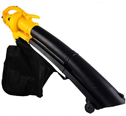 FACAI Exporter La Machine D'aspiration De Feuille D'outil électrique, Déchiqueteuse De Feuilles De Jardin Portable Haute Puissance, Sèche-Cheveux à Double Usage Soufflage Et Aspiration