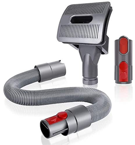 Polj - Compatibile per Dyson V11 V10 V8 V7 Spazzola per Peli Cane Gatto Pet Groom Aspira Peli Animali Domestici con Adattatore Convertitore e Tubo