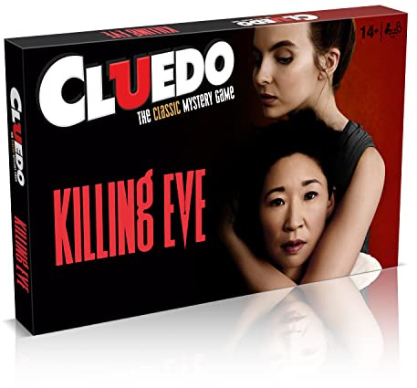 Winning Moves Killing Eve Cluedo Mystery Brettspiel, Werde EIN MI5-Ermittler und bestimme, wer Kenny getötet hat, die beliebte britische Spionage-Thriller-Fernsehserie für Kinder ab 14 Jahren