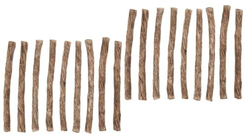 Toddmomy 40pcs Outdoor Rope for Barbecue and Camping Portable Wax Coating Compact Design for Easy Carrying for Picnics and Outdoor Cooking