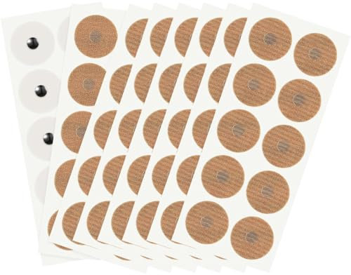 HAMKU 8 Bögen 80 Magnete Akupunkturpflaster Magnetpflaster Akupunktur Magnetische Akupressur Patches für Magnetfeldtherapie Knie Rückenentlastung Erwachsene