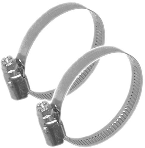 2 Stück Set Schlauchschelle aus Edelstahl VA Spannbereich für 19 mm 1,9 cm 3/4 Zoll Außen Durchmesser Tülle Klemmschelle Binder Wasser Gartenschlauch
