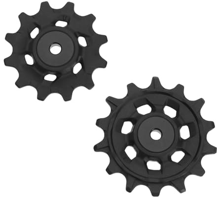 eMagTech 2 Stück 12T 14T Schmale/Breite Aluminiumlegierung Fahrrad Umwerfer Riemenscheibe Reparatursatz Kompatibel mit Sram X01 XX1 GX NX Eagle für Outdoor Bike