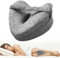 Almohada Ortopédica Para Pierna y Rodilla, Almohada De Rodilla Para Dormir De Lado, Cojín Ergonómico Con Espuma Viscoelástica, Para Embarazadas Alivia Dolores De Piernas, Cadera y Articulaciones