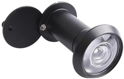 Mirilla de latón macizo de 220 grados, gran angular, agujero espía de seguridad para puerta delantera, agujeros de mirilla para puertas de 35 a 60 mm de grosor, agujero de mirilla, agujero de mirilla