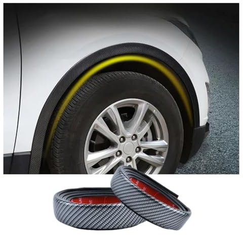 WACDXST 2 Pièces Bande de Passage Roue Universelle, Para Ford Ranger 2020 2021 2022 2023 2024 2025 Élargisseurs d'ailes Voiture Ailes d'Extension Protection