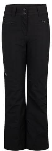 Ziener Mädchen Alin-Z Ski-Hose/Schnee-Hose | wasserdicht, Slim fit, Black, 140