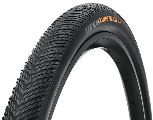 Continental Terra Competition - Black - Tubeless Gravel Bike Tire | Blur The Line Between Road & Gravel - E25 Ebike Rated - 700x40-Grip-Trail