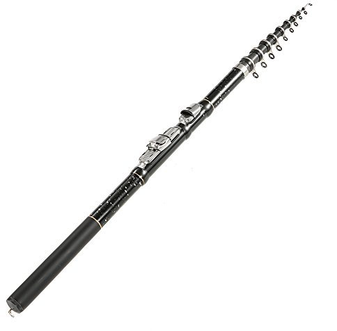 Lixada Tragbaren Teleskop Angelrute/Carbon Faser Ultra Light Versenkbare Angelrute, 1.8 m / 2.1 m / 2.4 m / 2.7 m / 3.0 m / 3.6 m