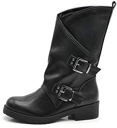 IF Fashion 337 Bottes pour femme à boucles, 40 EU