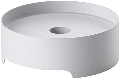Zone Denmark Singles Kerzenhalter, Kerzenständer aus Matt Lackiertem Metall, Durchm. 12 cm, Warmes Grau