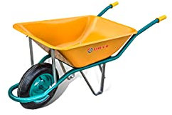 Carretilla de Obra 90 litros desmontada con Rueda neumática