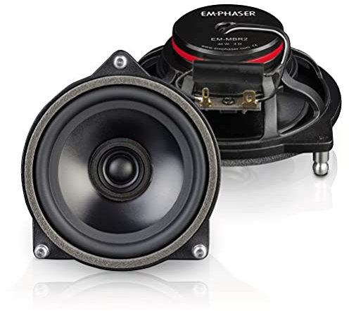 EMPHASER EM-MBR2: 2-Wege 10 cm Koaxial System, kompatibel mit Mercedes Benz Fahrzeugen, Plug & Play Lautsprecher Set für Hecktüren (Heck System/Rear System)