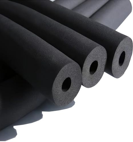 cSeao 2 ID Pipe Insulation Foam Tube (3/8 x 2 x 6FT) AC Uint Tubing, Guitar Stand Foam Tube, Hollow Pipe Cover,Exercise Machine Handle Protector and Roof Rack