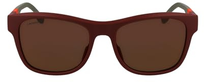 Lacoste L6043S 601 MATTE BURGUNDY/ORANGE MIRROR 56/18/145 Herren Sonnenbrillen