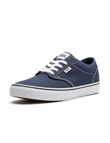 Vans Men's Atwood Shoe - Low-Top Fashion Sneakers for Work & Everyday Wear. Canvas Deep Twilight. 11