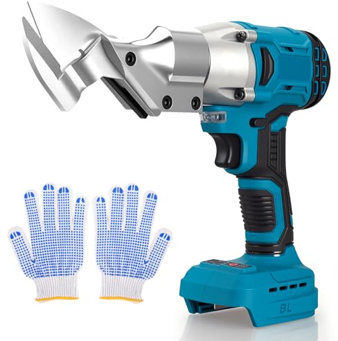 Acemora Akku Blechschere Kompatibel mit Makita 18V, Bürstenlos Elektrische Schere zum Schneiden von Stahl, Blechschere Elektrisch Akku Schere für Bleche, Teppiche, Stoff, Leder, Papier (ohne Akku)