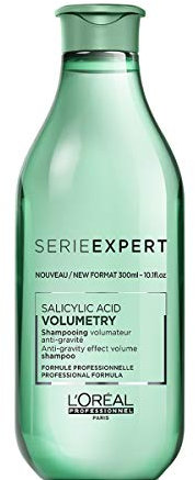 L'Oréal Professionnel Paris Serie Expert Volumetry Shampoo, Volumen-Shampoo für volles Haar, Pflegeshampoo mit Salicylsäure, für feines Haar, verbessert die Haarstruktur, 300 ml