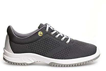 ABEBA 36775 ESD Arbeitsschuhe uni6 Halbschuh anthrazit sportlich mit ESD-Kennzeichnung