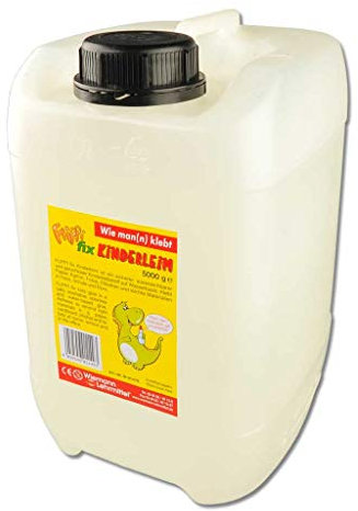 5 kg Flippi fix Kinderleim, transparent, Bastelleim auf Wasserbasis | Wiemann Lehrmittel