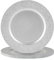 Argon Tableware Metallic Charger Plates - Hammered Silver - 33cm - Pack of 6 - Metallic Finish Reusable Dining Table Setting Plates for Christmas, Party Celebrations, Restaurant Decor Placemats