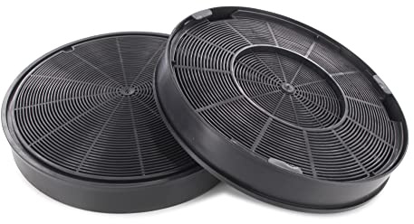 DL-pro 2 filtros de carbono para campana extractora compatibles con Electrolux, Faber, Whirlpool, Bosch, Siemens, Neff, Beko, Smeg, Bompani, Creda, Franke, Roblin
