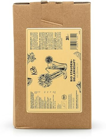 KoRo - Bio Staudenselleriesaft mit Zitrone 3 Liter - Abwechslung zu herkömmlichen Säften - Vorteilspackung - Aus biologischer Landwirtschaft