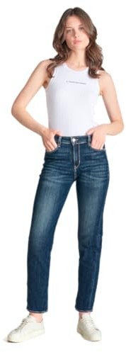 Jeans regular, droit old 400/17 mom taille haute 7/8ème