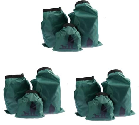 BESPORTBLE 9pcs Outdoor Storage Pouch Bag Dry Bags Sealed for Electronics Camping Accessories