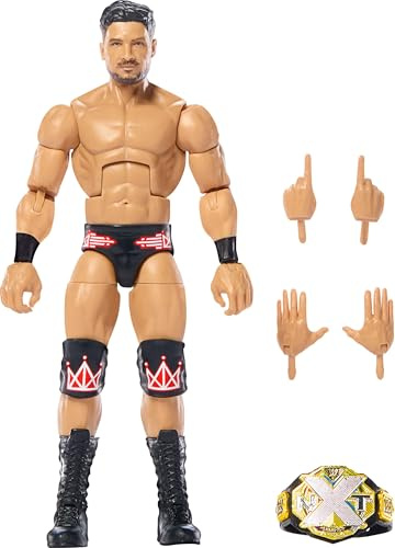 Mattel WWE Elite Actionfigur & Zubehör, Serie #119, 15,2 cm große Ethan Seite zum Sammeln mit 25 Artikulationspunkten und austauschbaren Händen