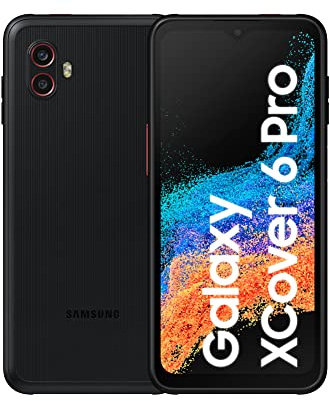 Samsung Galaxy XCover 6 Pro Smartphone Android Resistente all'Acqua, Display da 6.6'', 6 GB di RAM e 128 GB di Memoria Interna, Batteria 4.050 mAh, Nero Versione italiana (Ricondizionato)